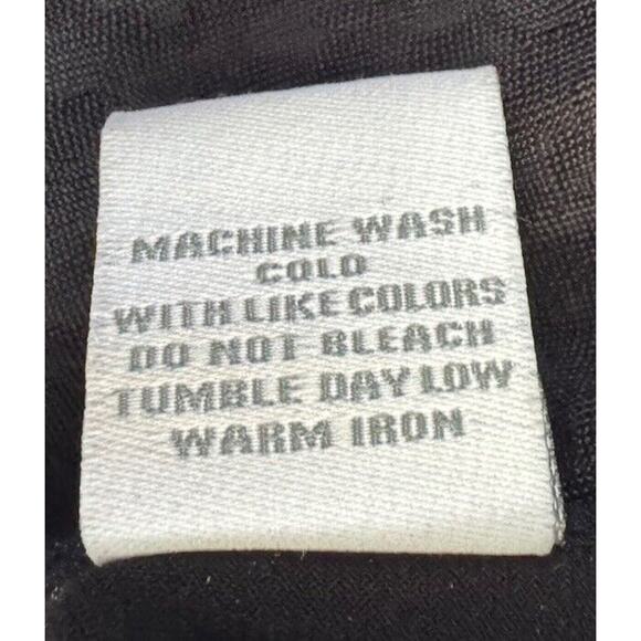 Dress Barn Layered Top Gold Black Metallic Long Sleeve Womens 14/16 Career Work - Picture 11 of 11